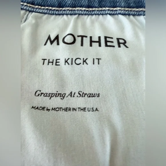 MOTHER the Kick It grasping at straws size 27 denim jean - Picture 8 of 10